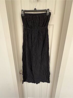 Lipstick Boutique Black Strapless Maxi Dress